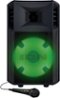 ION Audio - Power Glow 300 Battery Powered Bluetooth Speaker System with Lights - Black-Front_Standard