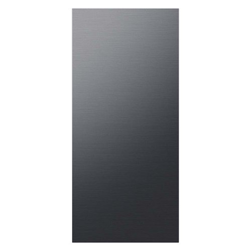 Samsung - Bespoke 4-Door Flex Refrigerator Panel - Top Panel - Matte Black Steel