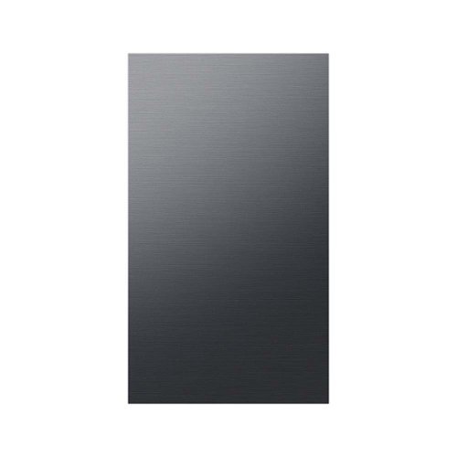 Samsung - BESPOKE 4-Door Flex Refrigerator Panel- Bottom Panel - Matte Black Steel