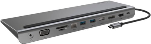 Belkin 11-in-1 USB C Hub with 4K HDMI, DP, VGA, 100W PD Docking Station for MacBook Pro, Air, and more - Gray WORLDWIDE DELIVERY