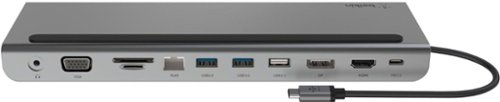 Belkin 11-in-1 USB C Hub with 4K HDMI, DP, VGA, 100W PD Docking Station for MacBook Pro, Air, and more - Gray GLOBAL SHIPPING