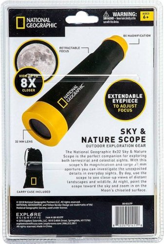 National Geographic 8x32 Monocular - Black BUY ONLINE