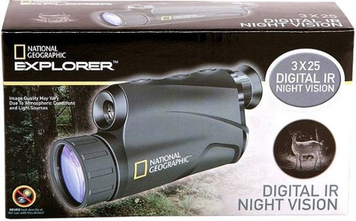 National Geographic 3x25 Night Vision Monocular - Black HOW TO BUY