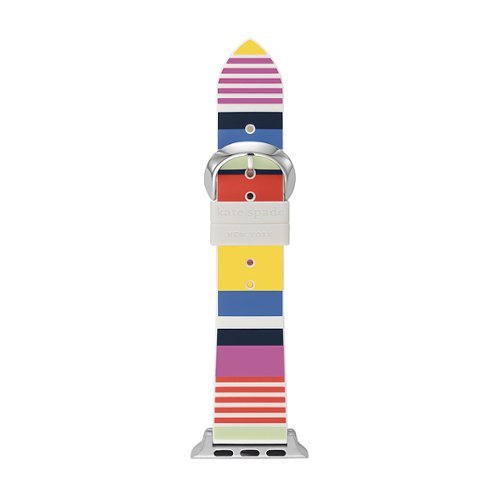 kate spade new york multicolor striped silicone 38/40mm band for Apple Watch® - Multicolor Striped Silicone