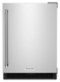 KitchenAid - 5.0 Cu. Ft. Built-In Mini Fridge - Stainless Steel-Front_Standard
