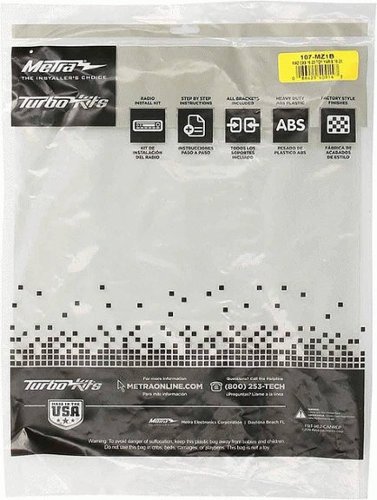 Metra Dash Kit for Select Mazda and Toyota Vehicles - Black BUY ONLINE