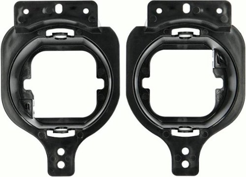 Metra Fog Light Brackets for Select Jeep Wrangler Vehicles (Pair) - Black WORLDWIDE DELIVERY