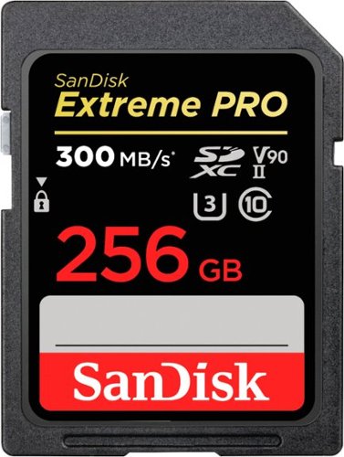 SanDisk - Extreme Pro 256GB SDXC UHS-II Memory Card