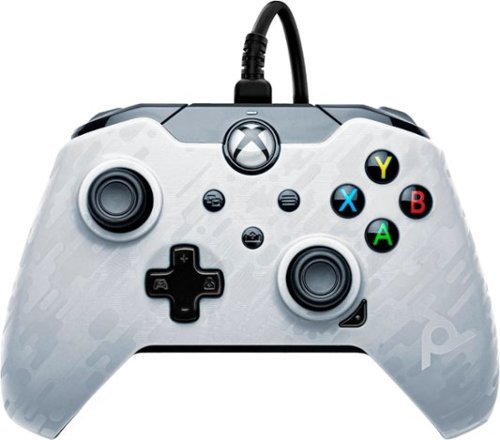 PDP - Wired Controller - Xbox Series X|S - Xbox One - PC - Ghost White - Ghost White