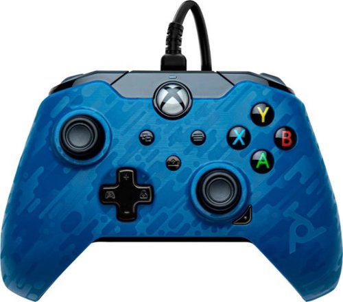 PDP - Wired Controller - Xbox Series X|S - Xbox One - PC - Revenant Blue - Revenant Blue