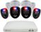 Swann - Professional 8-Channel, 4-Camera Indoor/Outdoor Wired 4K UHD 2TB DVR Security Camera Surveillance System - White-Front_Standard 