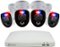 Swann - Professional 8-Channel, 4-Camera Indoor/Outdoor Wired 4K UHD 2TB DVR Security Camera Surveillance System - White-Front_Standard