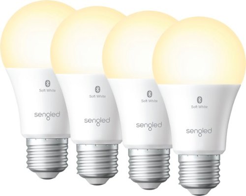 Sengled - Smart A19 LED 60W Bulbs Bluetooth Mesh Works with Amazon Alexa (4-pack) - Soft White
