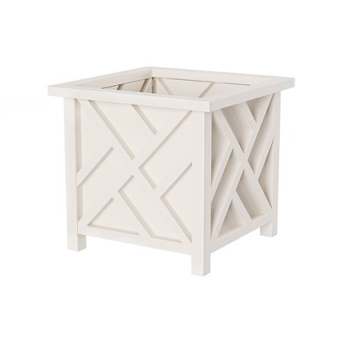 Nature Spring - Square Planter Box - White-Alt_View_Standard_15 
