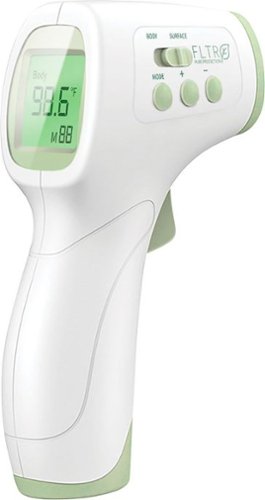 FLTR - No Contact Infrared Digital Forehead Thermometer - White