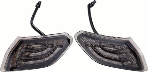 Metra - Amber LED Side Marker Light for Select Jeep Wrangler JL/JT 2018 and Later Vehicles (Pair) - Black