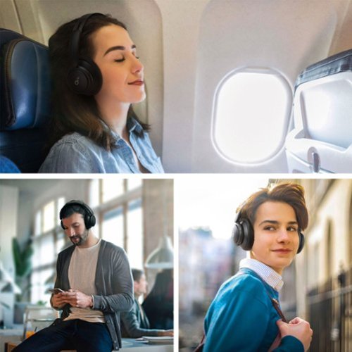 Soundcore - por Anker Life Tune XR Auriculares inalámbricos activos con cancelación de ruido sobre la oreja - Negro