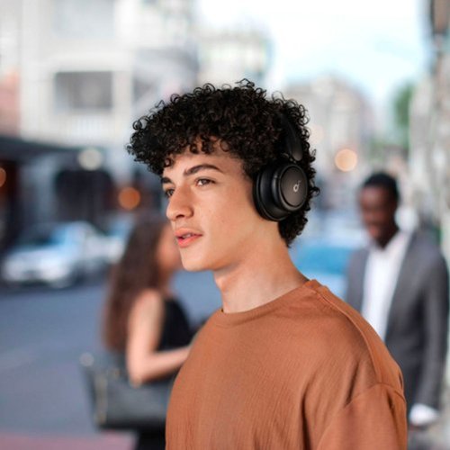 Soundcore - por Anker Life Tune XR Auriculares inalámbricos activos con cancelación de ruido sobre la oreja - Negro