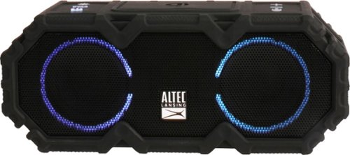 

Altec Lansing - LifeJacket Jolt Portable Bluetooth Speaker with Lights - Black