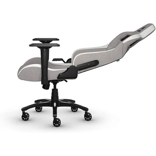 CORSAIR - PL-MO1 High Back Ergonomic Reclining Computer Chair - Gray/White-Alt_View_Standard_16 