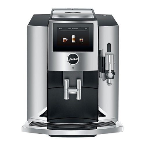 Jura - S8 Espresso Machine with 15 bars of pressure and Milk Frother - Chrome