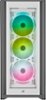 CORSAIR - iCUE 5000X ATX RGB Tempered Glass Mid-Tower - White-Front_Standard