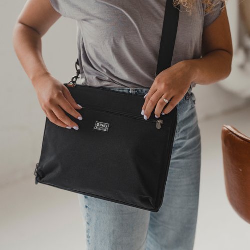 PKG Wellington Accordion Laptop Folio - Black BUY IN QATAR