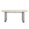 Walker Edison - 72" Modern Oval Drop Leaf Dining Table - Birch-Front_Standard