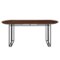 Walker Edison - 72" Modern Oval Drop Leaf Dining Table-Front_Standard