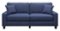 Serta - Palisades 78" Sofa - Navy Blue-Front_Standard