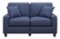 Serta - Palisades 61" Loveseat - Navy Blue-Front_Standard