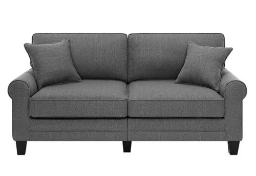 Serta - Copenhagen 73" Sofa - Gray-Front_Standard 