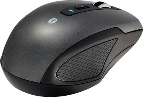 Best Buy essentials™ Lightweight Bluetooth Optical Standard Ambidextrous Mouse with 6-Button - Wireless - Black GLOBAL SHIPPING