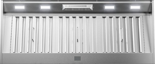 Zephyr - Monsoon Connect 48 in. 700 CFM Insert Mount Range Hood with LED Light in Stainless Steel - Stainless steel