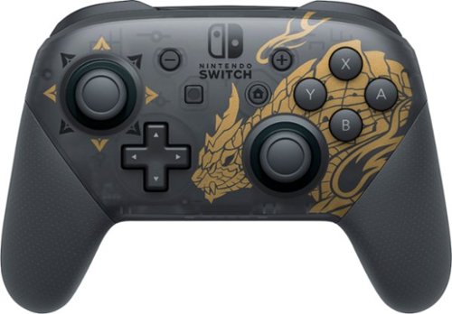 Nintendo - Switch Pro Controller MONSTER HUNTER RISE Edition