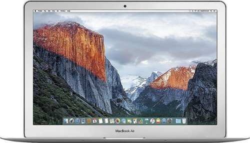 Apple - MacBook Air 13.3" Certified Refurbished - Intel Core i5 with 8GB Memory - 128GB Flash Storage (2015) - Silver-Front_Standard 