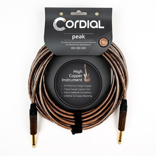 Cordial - Premium High-Copper Instrument Metal Cable - Bronze