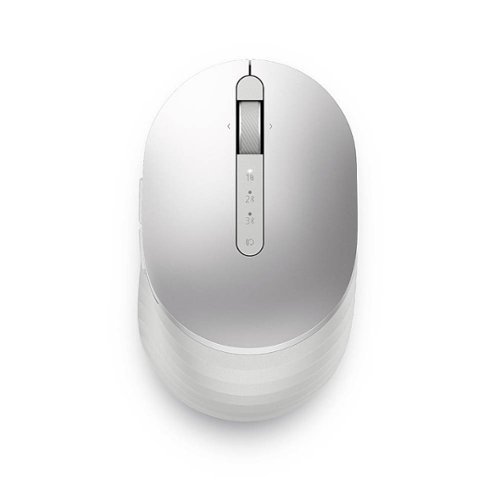 Dell - MS7421W Premier Wireless Optical Mouse with Rechargeable Battery (USB-C) - Platinum silver