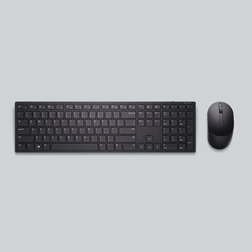 Dell - KM5221W Pro Wireless Keyboard and Mouse - Black