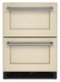 KitchenAid - 4.40 Cu. Ft. Built-In Mini Fridge with Double-Drawer Refrigerator - Custom Panel Ready-Front_Standard