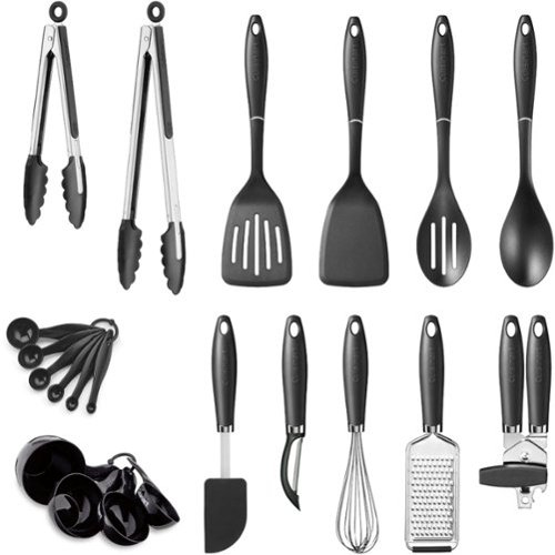 Cuisinart - 21-Piece Tool Utensil Set - Black