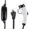 Lectron - 21' J1772 Level 1 Electric Vehicle (EV) Charger with 16A EV NEMA 5-15 Plug - White-Front_Standard