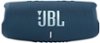 JBL - CHARGE5 Portable Waterproof Speaker with Powerbank - Blue-Front_Standard