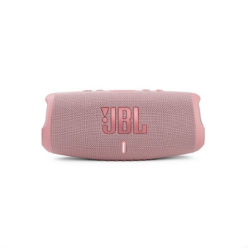 JBL - CHARGE5 Portable Waterproof Speaker with Powerbank - Pink-Front_Standard 