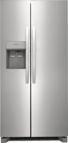 Frigidaire - 22.3 Cu. Ft. Side-by-Side Refrigerator - Stainless steel