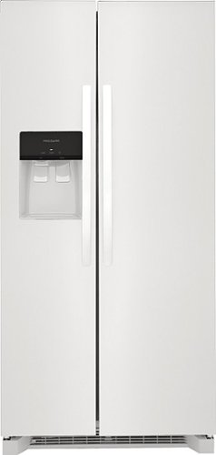 Frigidaire - 22.3 Cu. Ft. Side-by-Side Refrigerator - White