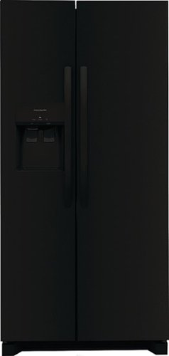 Frigidaire - 22.3 Cu. Ft. Side-by-Side Refrigerator - Black