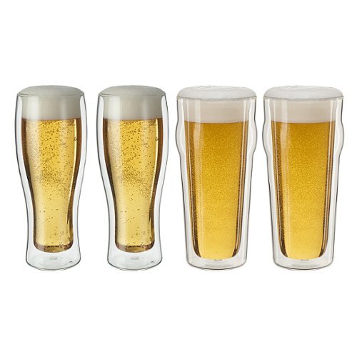 ZWILLING - Sorrento 4-pc Double-Wall Pint & Pilsner Glass Set - N/A