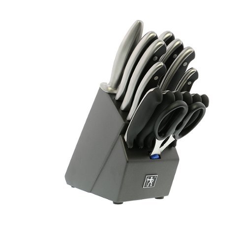 Henckels - Forged Synergy 16-pc East Meets West Knife Block Set - Black