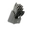 Henckels - Forged Synergy 16-pc East Meets West Knife Block Set - Black-Angle_Standard